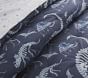 Dinosaur Bones Glow-in-the-Dark Comforter &amp; Sham
