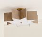 Wood Star Flush Mount