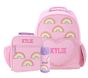 Stoney Clover Lane Pink Rainbows Mackenzie Backpack &amp; Lunch Bundle, Set of 3