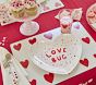 Love Bug Heart Shaped Melamine Plate