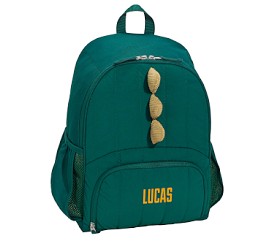 Mackenzie Green Quilted Dinos Backpacks | Pottery Barn Kids