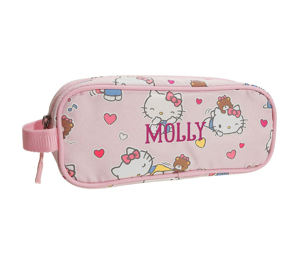 Mackenzie Hello Kitty® Hearts Glow-in-the-Dark Pencil Case