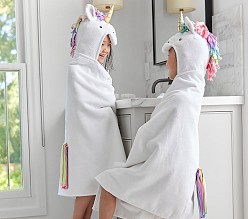 Unicorn Plush Kid Hooded Towel