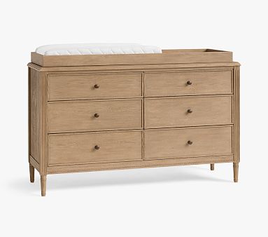 Harlow 6-Drawer Dresser & Topper Set