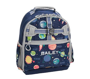 Mackenzie Navy Solar System Glow-in-the-Dark Adaptive Backpacks