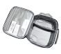 Fairfax Gray/White Stripe Classic Lunch Box