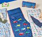 Mackenzie Blue Chenille Trucks Nap Mat