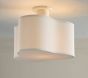 West Elm X PBK Organic Shade Flush Mount (16")
