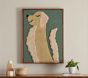 West Elm x PBK Golden Doodle Woven Framed Art (33" x 25")