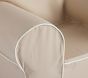 Anywhere Chair&#174;, Oatmeal w/ White Piping Slipcover Only