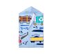 Busy Trucks Kid Beach Hooded Towel UPF 50+