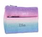 Mackenzie Rainbow Ombre Sparkle Glitter Supplies Pouch