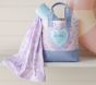 Lavender Heart Tie-Dye Beach Tote &amp; Towel Set