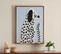 WE x PBK Dalmatian Woven Framed Art (33" x 25")