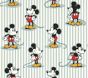 Disney Home x Sanderson Mickey Mouse Stripe Wallpaper