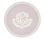Floral Monogram Round Rug