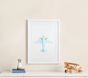 Leslee Mitchell Powder Blue Plane Framed Art
