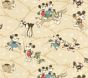 Disney Home x Sanderson Mickey Mouse At the Farm Wallpaper