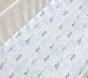 Airplanes Organic Crib Fitted Sheet
