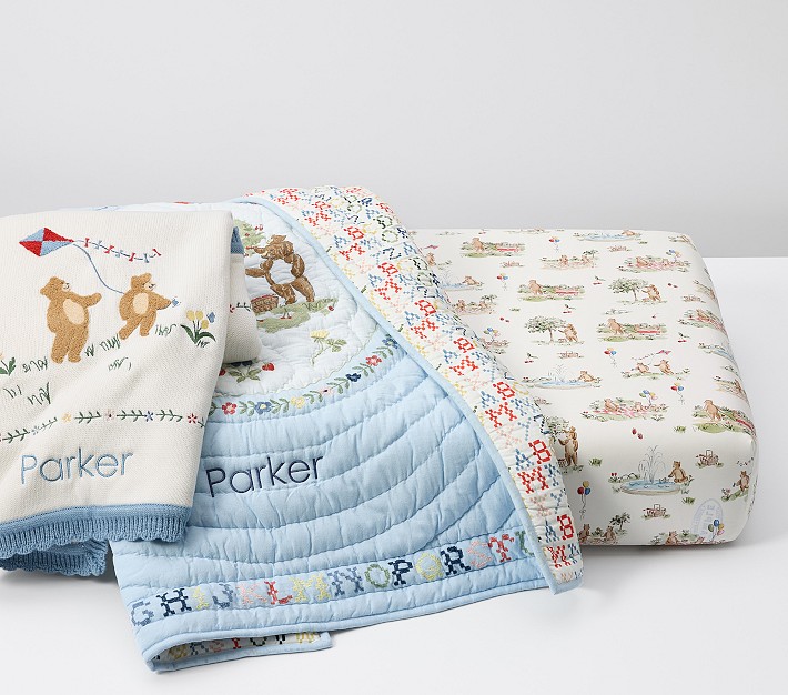 Riley Sheehey Bear Baby Bedding Set | Pottery Barn Kids