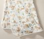 Lion Family Oversized Organic Muslin Baby Blanket