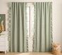 Evelyn Ruffle Trim Blackout Curtain