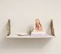 Open Box: Gold Butterfly Shelving (2') - Bleached Bone