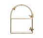 Gold Butterfly Tiered Shelf