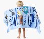 Busy Trucks Reversible Kid Beach Towel UPF 50+