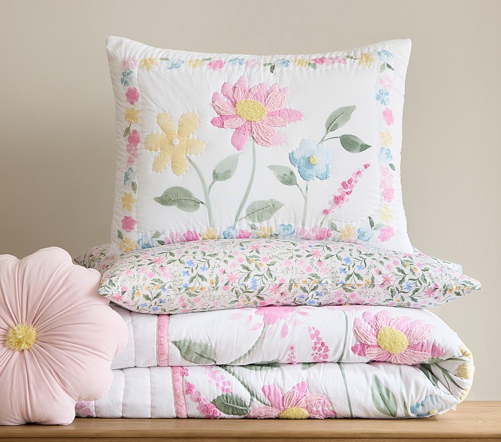 Pottery Barn kids ベッドカバー　キルト Solar System Glow-in-the-Dark Quilt & Shams | Pottery Barn Kids