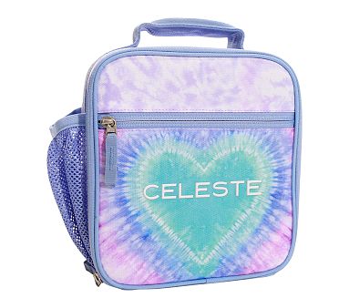 Mackenzie Lavender Heart Tie-Dye Classic Lunch Box