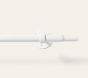 Open Box: Curtain Rod (.75"), Small 28-48" - White