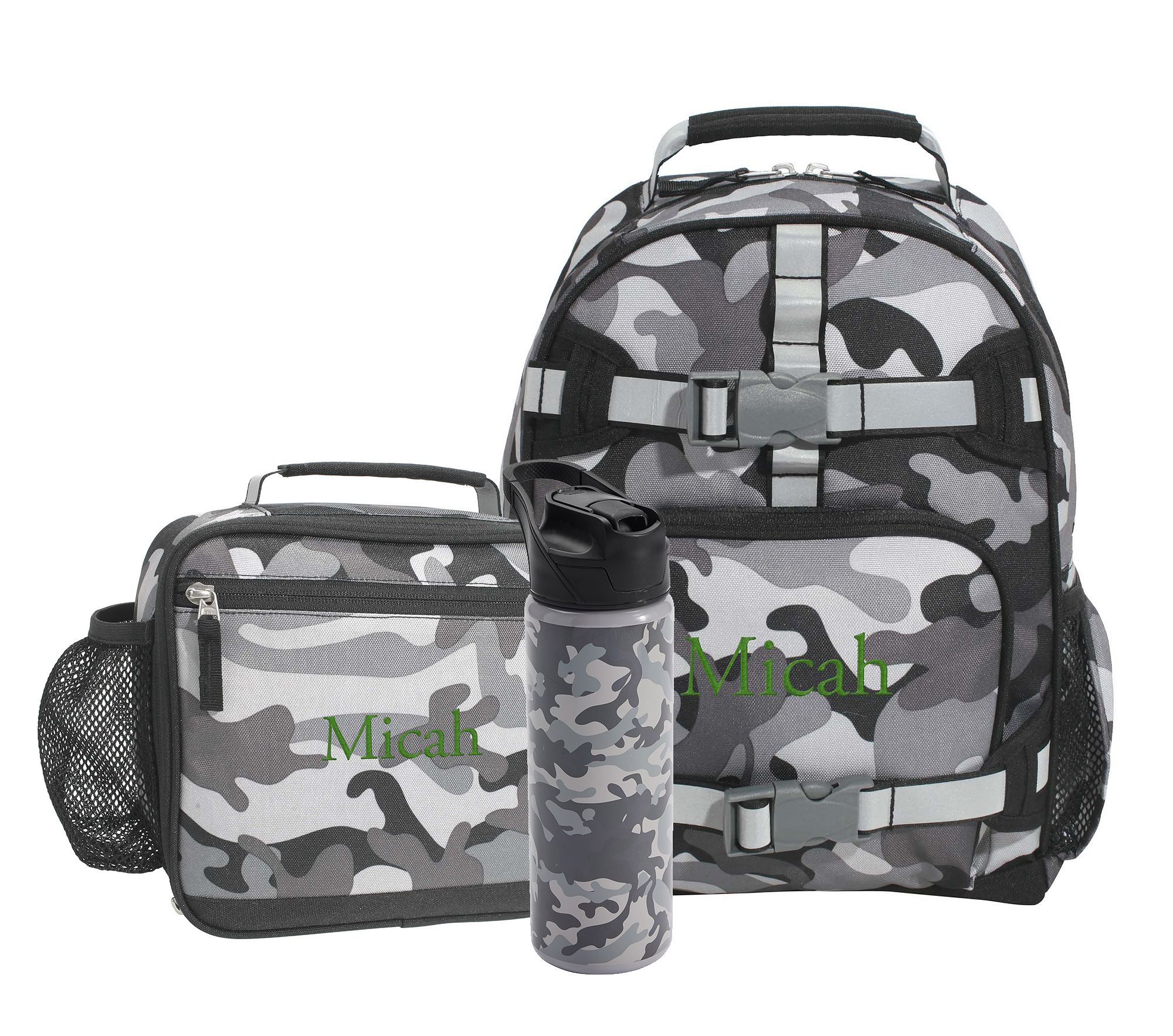 Gray Camo Backpack Bundle | Pottery Barn Kids display picture 1