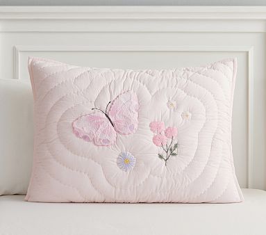 Wildflower Butterfly Quilt & Shams | Pottery Barn Kids