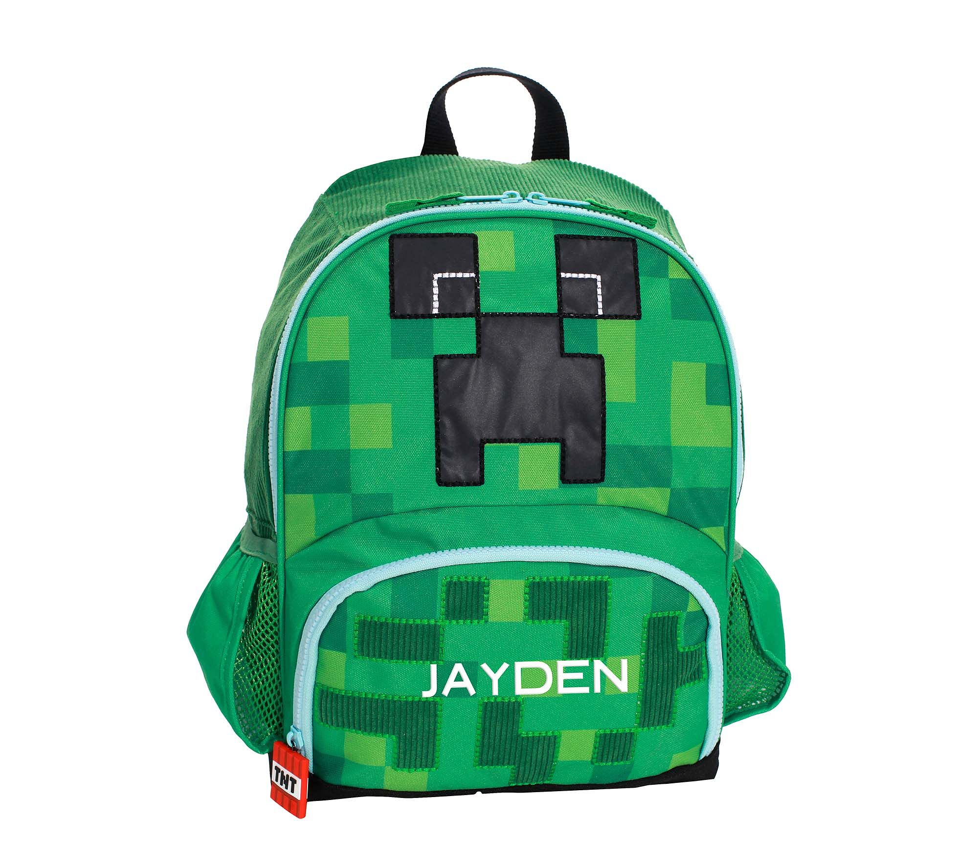 Glow-in-the-Dark Minecraft Creeper Critter Mackenzie Backpack
