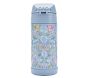 Mackenzie Blue Dollhouse Floral Insulated Water Bottle