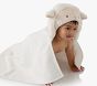 Lamb Faux Fur Baby Hooded Towel