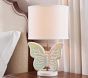 Iridescent Butterfly Table Lamp (17")