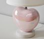 Iridescent Heart Table Lamp (17")