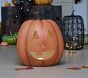 Light-Up Paper Mache Pumpkin