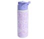 Mackenzie Lavender Heart Tie-Dye Water Bottle