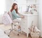 Open Box: Square Upholstered Desk Chair