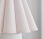 Ceramic Cylinder Fluted Lamp (13")