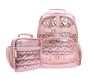 Mackenzie Pink Metallic Hearts Backpack &amp; Lunch Bundle, Set of 2