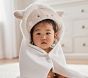 Lamb Faux Fur Baby Hooded Towel