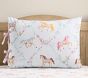 Floral Horse Reversible Organic Duvet &amp; Shams