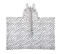 Zebra Faux Fur Baby Hooded Towel