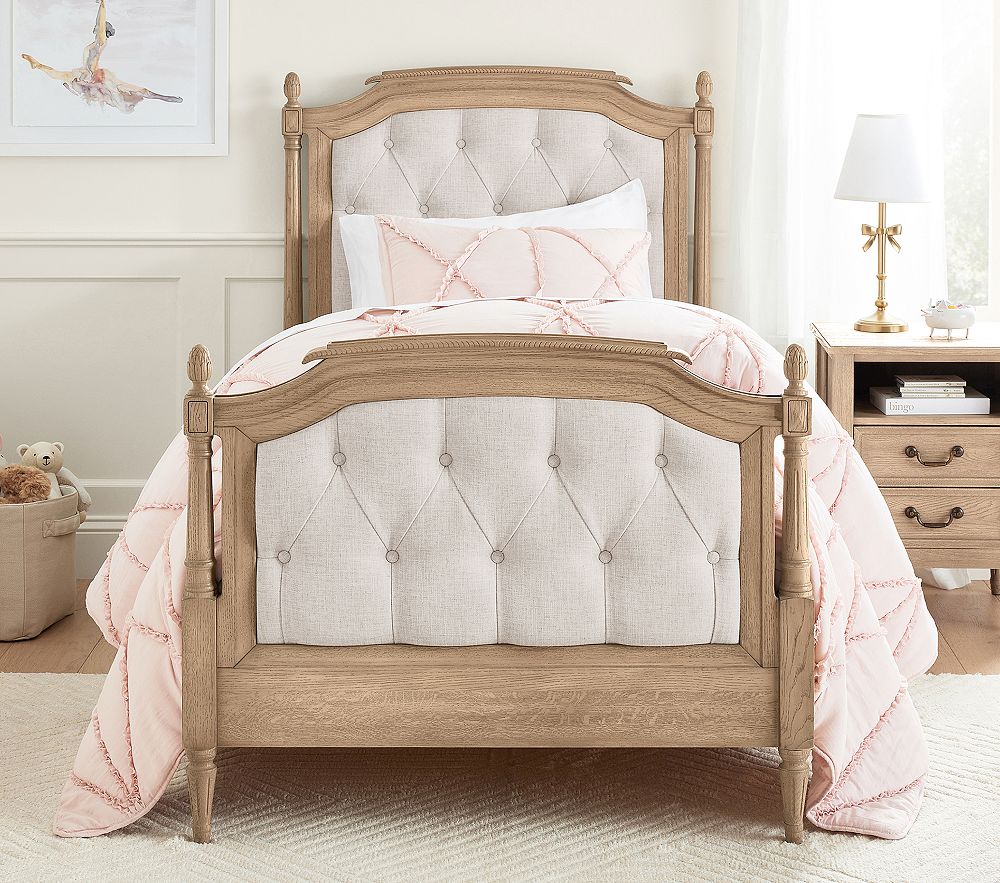 Pottery Barnベッドキルト Blythe Tufted Kids Bed | Pottery Barn Kids