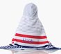 Multi Stripe Baby Beach Hooded Towel UPF 50+