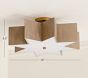 Wood Star Flush Mount